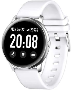 Smartwatch damski biały Garett Women Lady Rosa RT. Smartwatch dla kobiety➤. Smartwatch damski sportowy.jpg